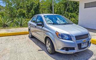 playa del carmen quintana roo méxico 2022 carro mexicano prata em donaldo colosio playa del carmen méxico. foto