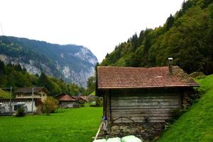 casas nos Alpes suíços foto