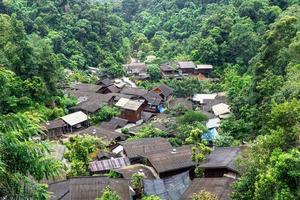 mae on,chiang mai,tailândia-13 de outubro de 2019 mae kampong village atrações marco chiangmai para turistas em férias foto