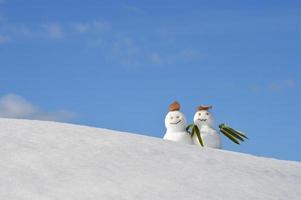 sorria boneco de neve foto
