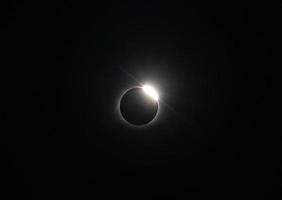 vista do eclipse solar foto