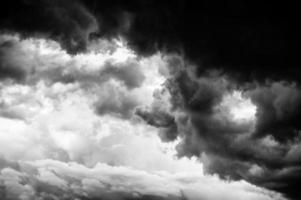 nuvens de tempestade foto