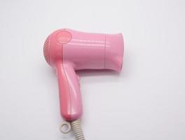 secador de cabelo rosa foto