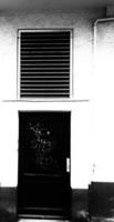 ventilação de porta de ilustração digital preto e branco foto