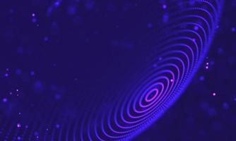 fundo de galáxia ultra violeta. universo de ilustração de fundo espacial com nebulosa. fundo de tecnologia roxo de 2018. conceito de inteligência artificial foto