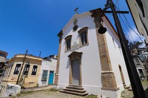 rio de janeiro, rj, brasil, 2022 - igreja são francis da prainha, centro do rio, foi erguida em 1696 aos pés do morro da conceição foto