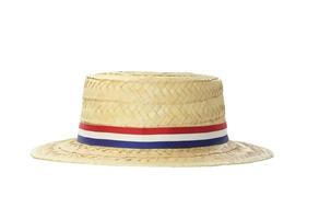 chapéu de palha eleitoral com fita foto