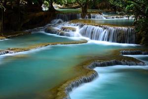 cachoeira kuang si, luang prabang, laos