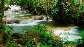 huay mae kamin cachoeira ásia tailândia
