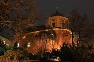 marco à noite em zittau alemanha foto