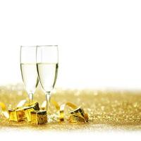 champanhe e presentes