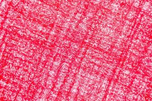 fundo de textura de esboço de giz de cera vermelha foto