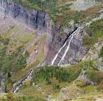 Grinnell Falls, parque nacional glaciar foto