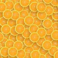 padrão de fatias de laranja cítricas. postura plana cítrica foto