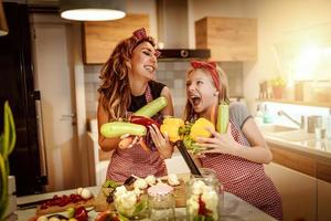 cozinhar saudável pode ser muito divertido foto