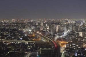 visão noturna de Tóquio foto