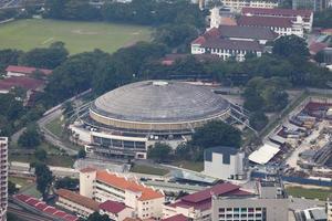 vista aérea do estádio negara em kuala lumpur foto