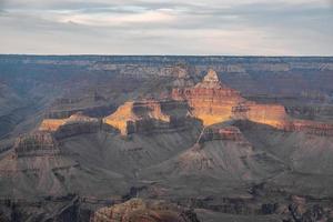 vista panorâmica do belo parque nacional de grand canyons foto