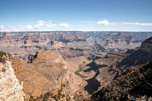 belo parque nacional do grand canyon e céu azul foto