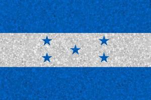 bandeira de honduras na textura de isopor foto