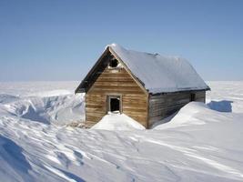 abrigo ártico abandonado