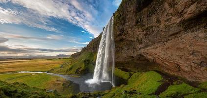Cachoeira Seljalandsfoss, Islândia.