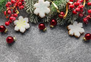 biscoitos de gengibre caseiros de natal foto