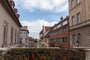 edifícios no centro histórico de Budapeste, Hungria foto