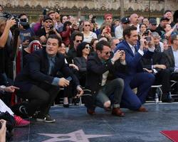 los angeles, 8 de dezembro - orlando bloom, elijah wood, lee pace na cerimônia da calçada da fama de peter jackson hollywood no dolby theatre em 8 de dezembro de 2014 em los angeles, ca foto