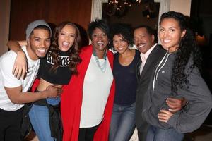 los angeles, 25 de abril - rome flynn, reinado edwards, anna maria horsford, karla mosley, obba babtunde, felisha cooper na ousada e bela celebração dos indicados ao emmy na cbs television city em 25 de abril de 2016 em los angeles, ca foto