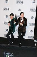 los angeles, 23 de novembro - irmãos pauzinhos, xiao yang, wang taili no 2014 american music awards, sala de imprensa no nokia theatre em 23 de novembro de 2014 em los angeles, ca foto