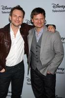 los angeles, 17 de janeiro - christian slater, steve zahn no grupo de televisão disney-abc 2014 inverno press tour festa chegadas no langham huntington em 17 de janeiro de 2014 em pasadena, ca foto