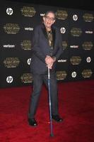 los angeles, 14 de dezembro - peter mayhew em star wars - a força desperta estreia mundial em hollywood e highland em 14 de dezembro de 2015 em los angeles, ca foto