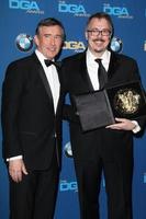 los angeles, 25 de janeiro - steeve coogan, vince gilligan no 66º Annual Directors Guild of America Awards, sala de imprensa no Century Plaza Hotel em 25 de janeiro de 2014 na Century City, ca foto