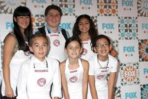 los angeles, 20 de julho - competidores juniores do top chef na festa fox tca de julho de 2014 na casa do soho em 20 de julho de 2014 em west hollywood, ca foto