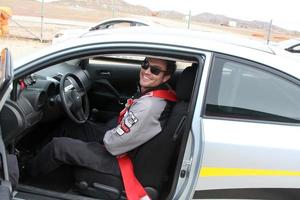 los angeles, 19 de março - daniel goddard na sessão de treinamento de corrida de celebridades toyota pro em willow springs speedway em 19 de março de 2011 em rosamond, ca foto