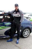 los angeles, 19 de março - michael trucco na sessão de treinamento de corrida de celebridades toyota pro em willow springs speedway em 19 de março de 2011 em rosamond, ca foto