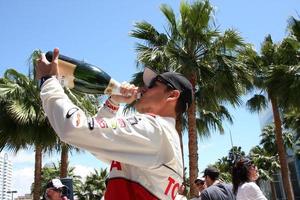 los angeles, 14 de abril - fredric aasbo, vencedor na categoria profissional da pro celeb race no toyota pro celeb race 2012 no long beach grand prix em 14 de abril de 2012 em long beach, ca foto