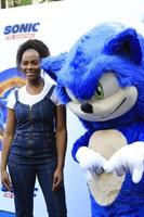 los angeles, 25 de janeiro - tika sumpter no evento sonic the hedgehog family day no paramount theatre em 25 de janeiro de 2020 em los angeles, ca foto