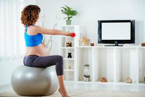 pilates para gestantes foto