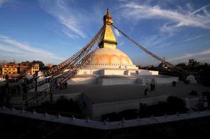 boudhanath, buddha stupa, um patrimônio mundial, kathmandu, nepal