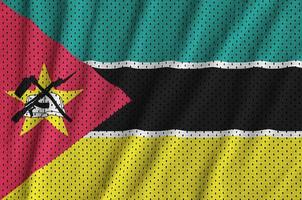 bandeira de moçambique impressa em tecido de malha de poliester nylon sportswear foto