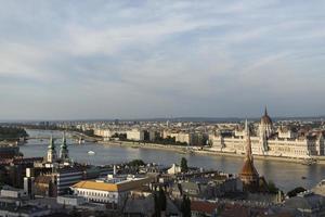 vista panorâmica em budapeste, hungria foto