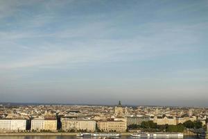 vista panorâmica em budapeste, hungria foto