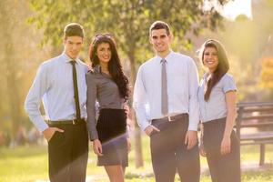 equipe de negócios em uma pausa foto