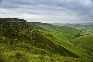 bela paisagem do parque nacional de Peak District, no Reino Unido foto
