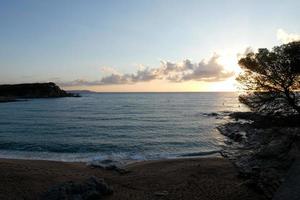 costa brava, s'agaro pertencente a sant feliu de guixols, catalunha, espanha foto