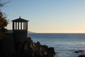 costa brava catalã na cidade de s'agaro foto