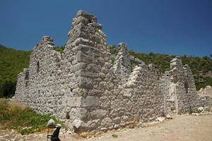 cidade antiga do olimpo em kumluca, antalya, turkiye foto