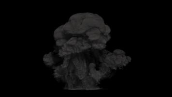 design de fumaça em fundo preto. ilustração 3D. foto
